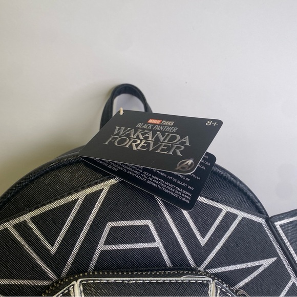 Loungefly Marvel Black Panther Wakanda Forever Figural Mini Backpack NWT - Picture 6 of 10